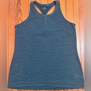 ATHLETA Women’s Tank Top | Racerback | Stripped | Teal | Large